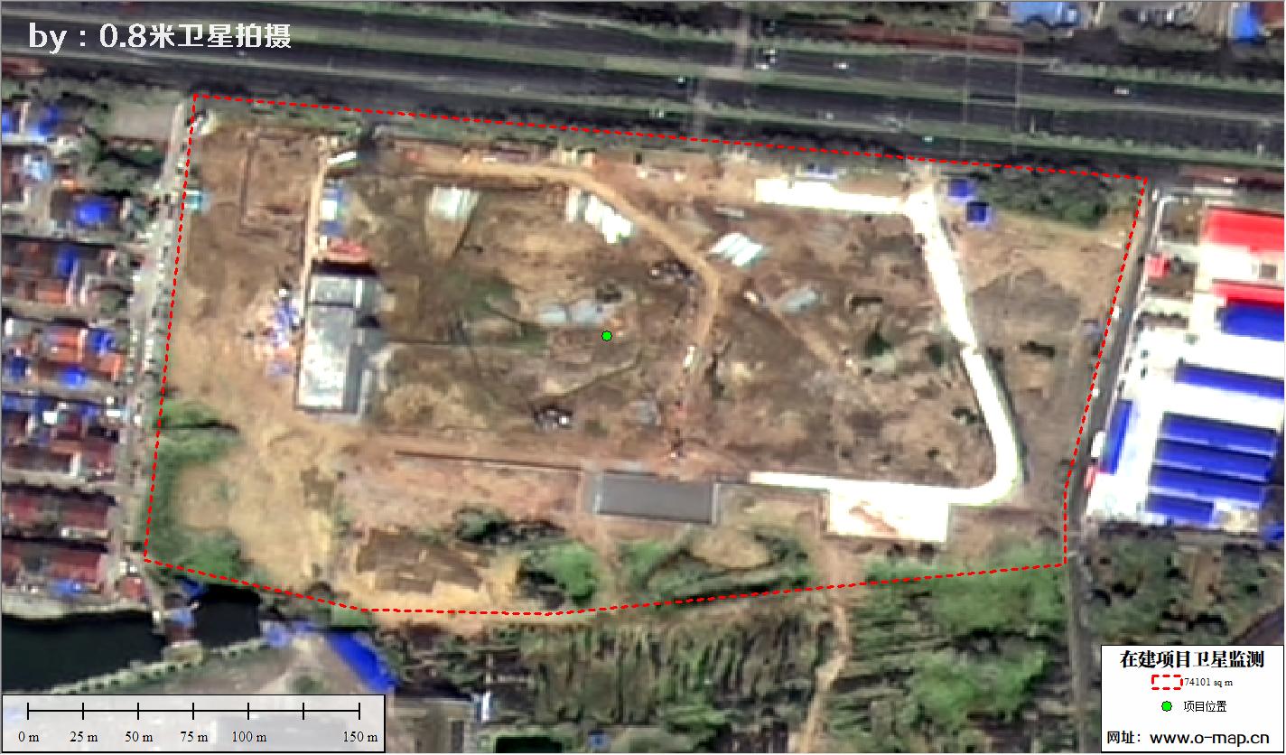 江苏省常州市在建房地产项目施工现场卫星监测