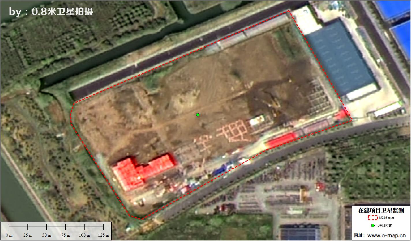 江苏省常州市在建房地产项目施工现场卫星监测