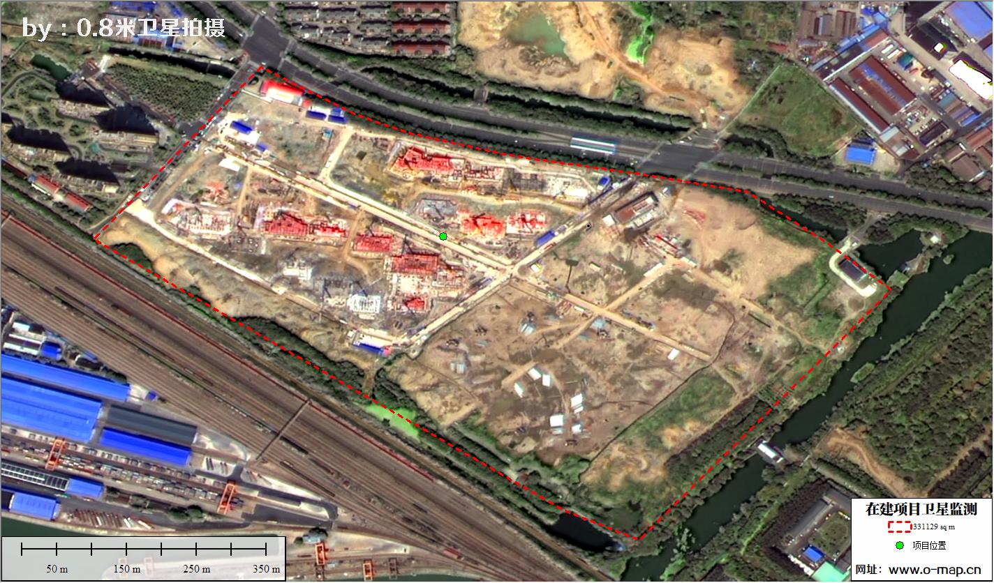 江苏省常州市在建房地产项目施工现场卫星监测