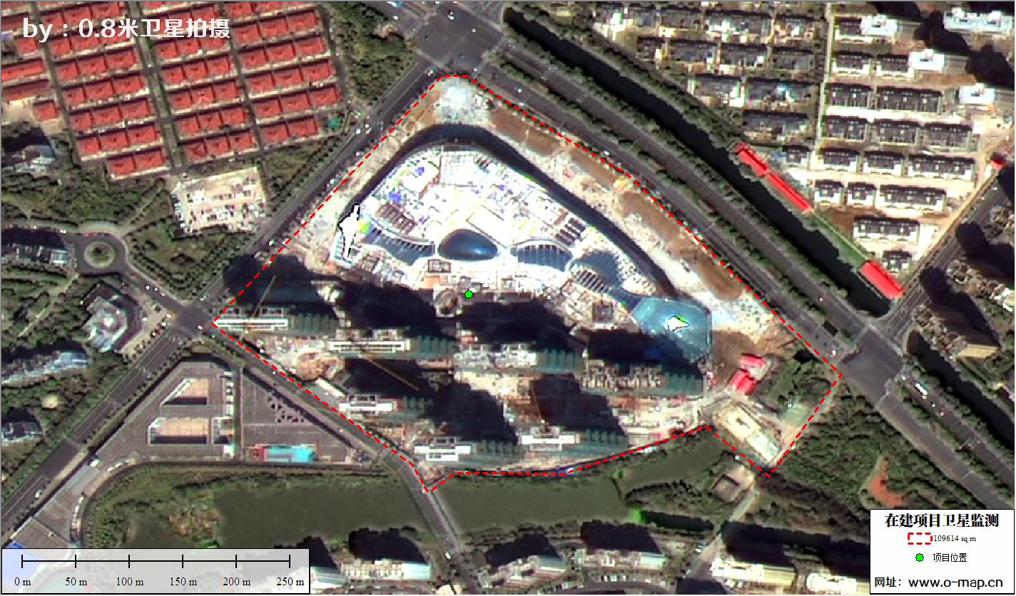 江苏省常州市在建房地产项目施工现场卫星监测