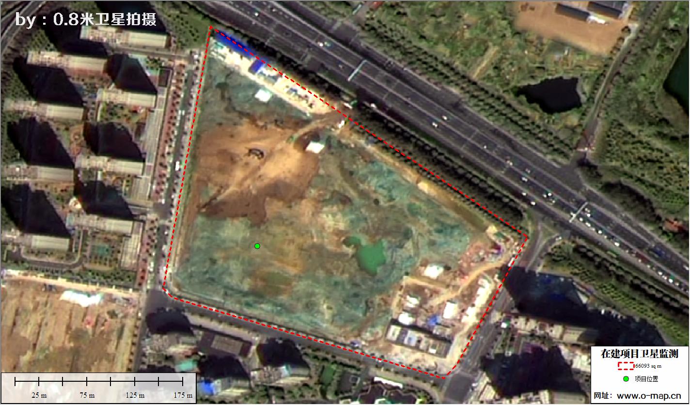 江苏省常州市在建房地产项目施工现场卫星监测
