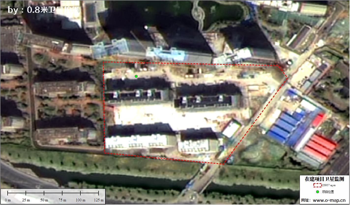 江苏省常州市在建房地产项目施工现场卫星监测