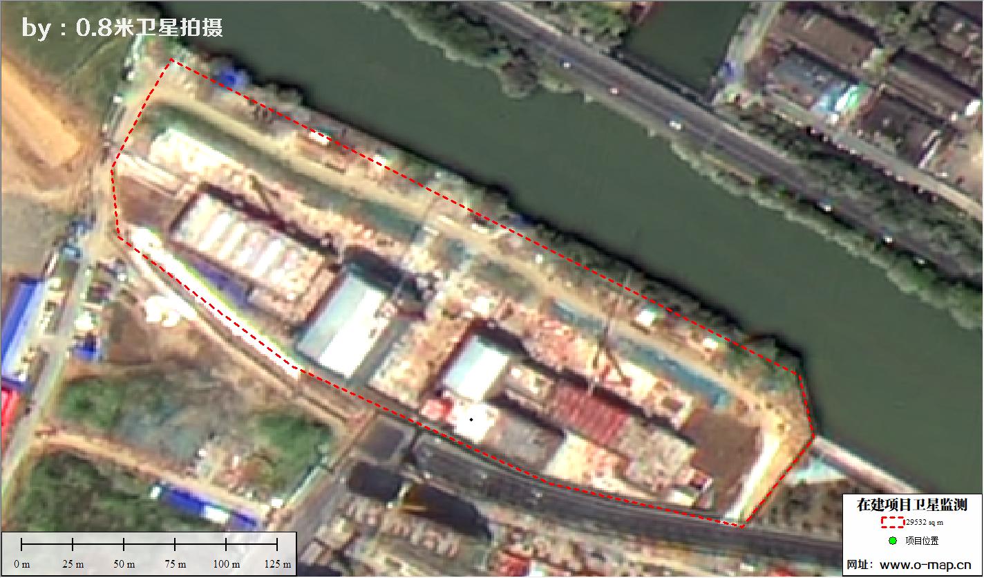 江苏省常州市在建房地产项目施工现场卫星监测