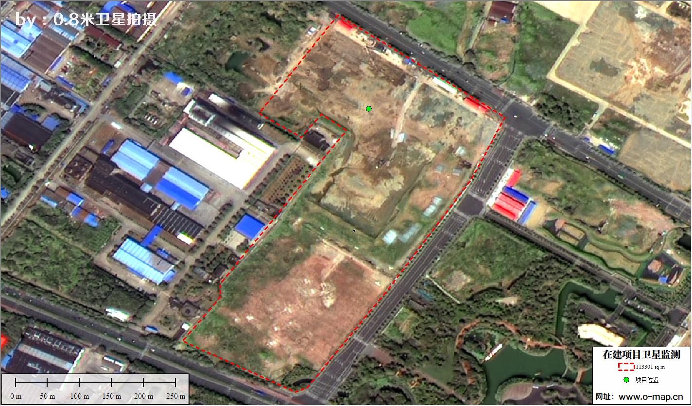江苏省常州市在建房地产项目施工现场卫星监测
