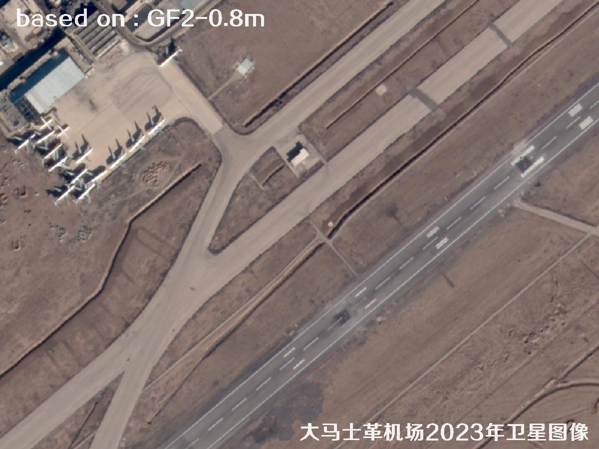 大马士革机场2023年0.8米GF2卫星图像