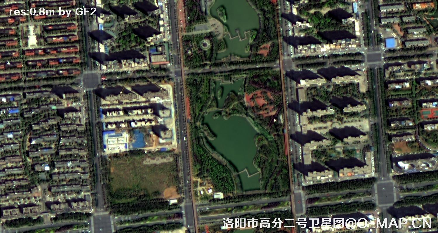 10张高分二号卫星拍摄的0.8米分辨率卫星图片