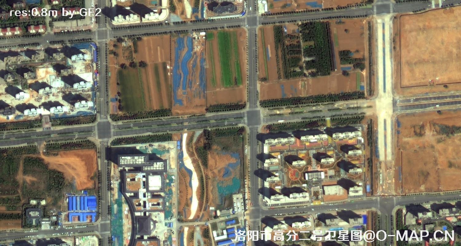 0.8米分辨率卫星图