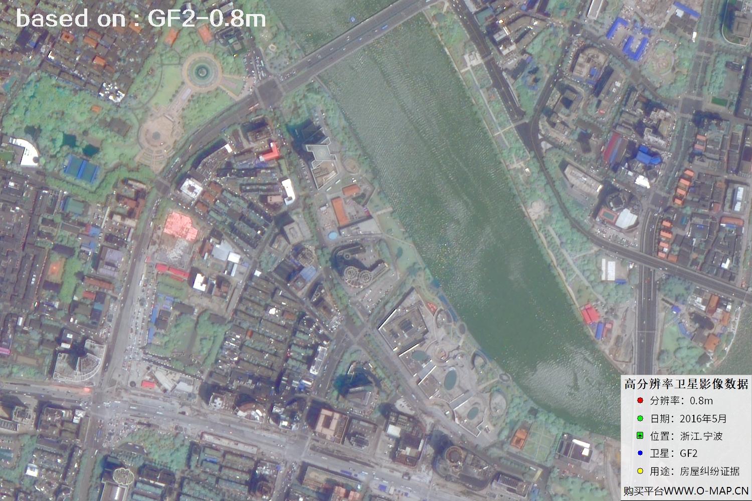 宁波市2016年GF2卫星图像