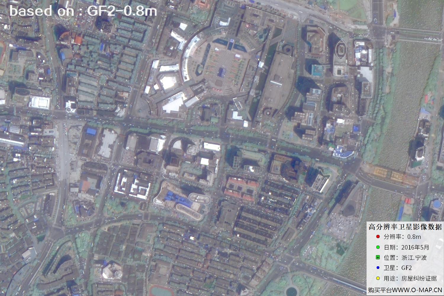 宁波市2016年GF2卫星图像