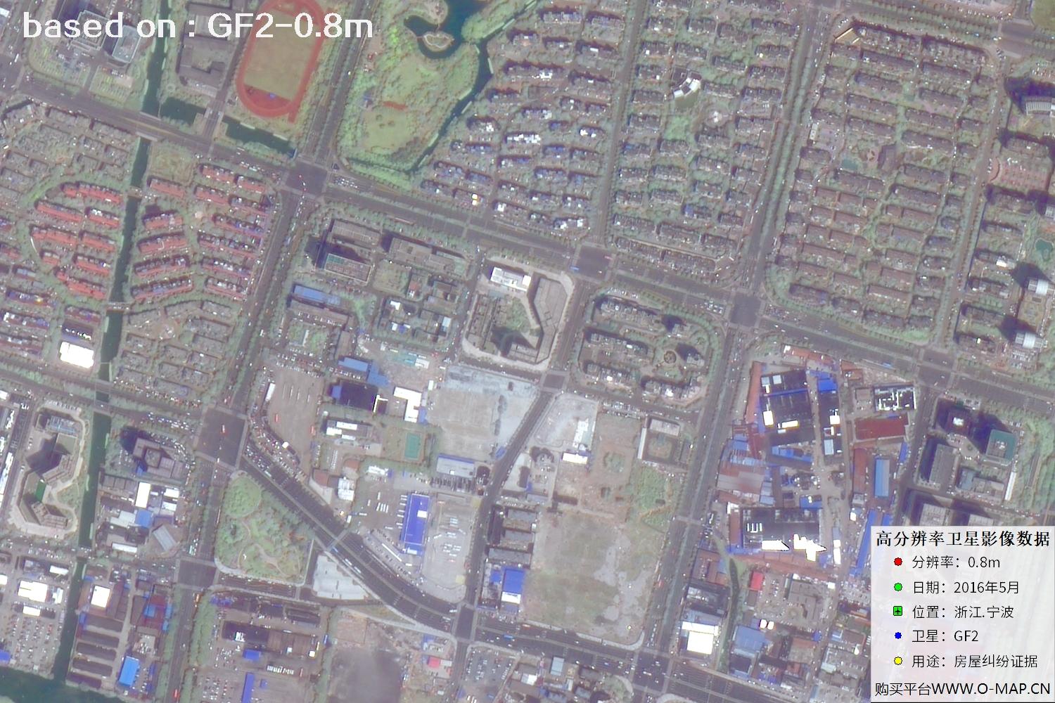 宁波市2016年GF2卫星图像