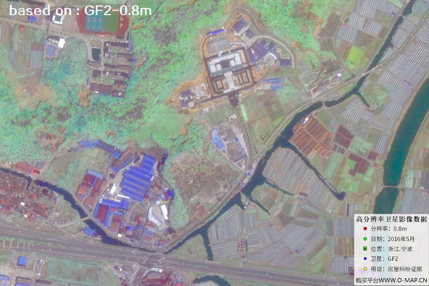 宁波市2016年GF2卫星图像