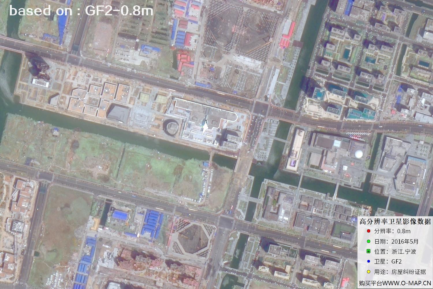 宁波市2016年GF2卫星图像