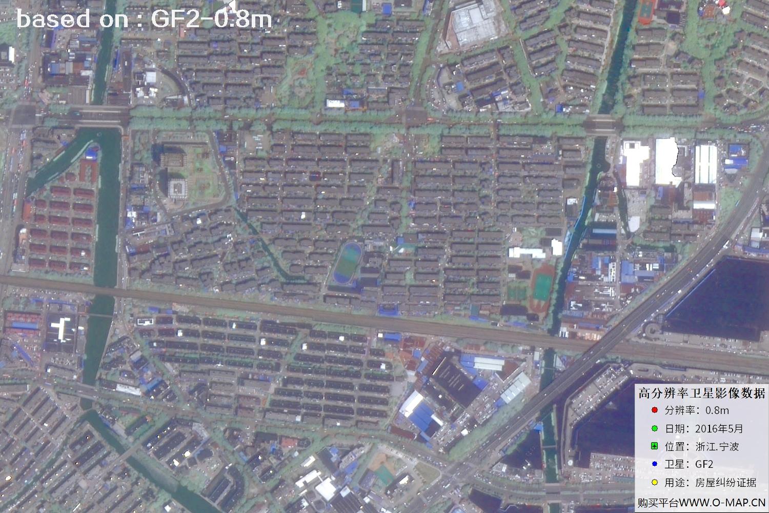 宁波市2016年GF2卫星图像