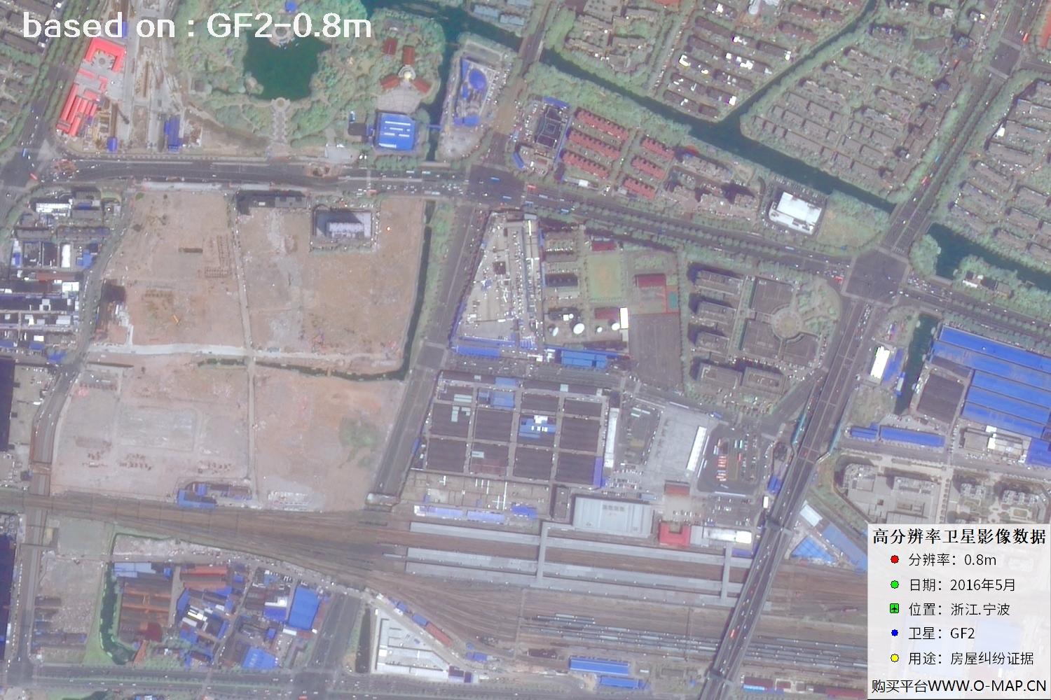宁波市2016年GF2卫星图像