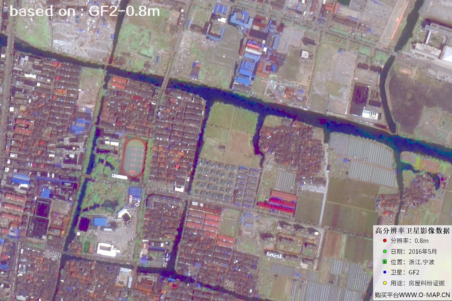 宁波市2016年GF2卫星图像