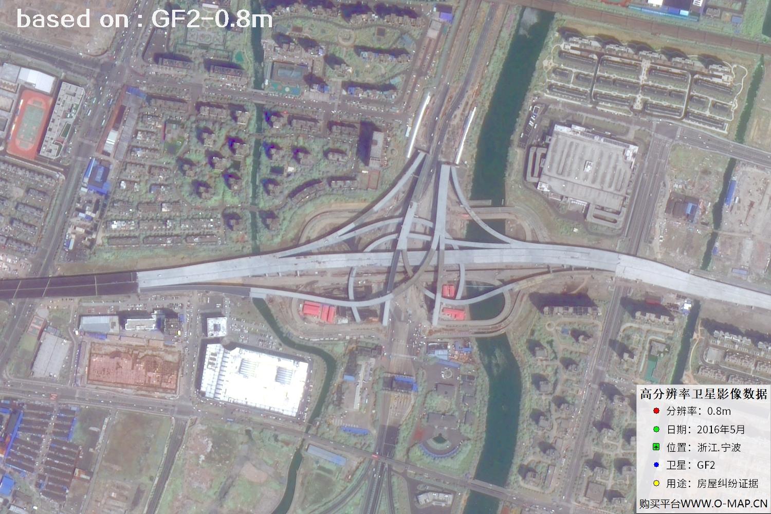 宁波市2016年GF2卫星图像