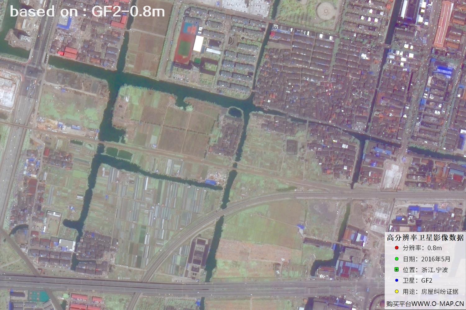 宁波市2016年GF2卫星图像