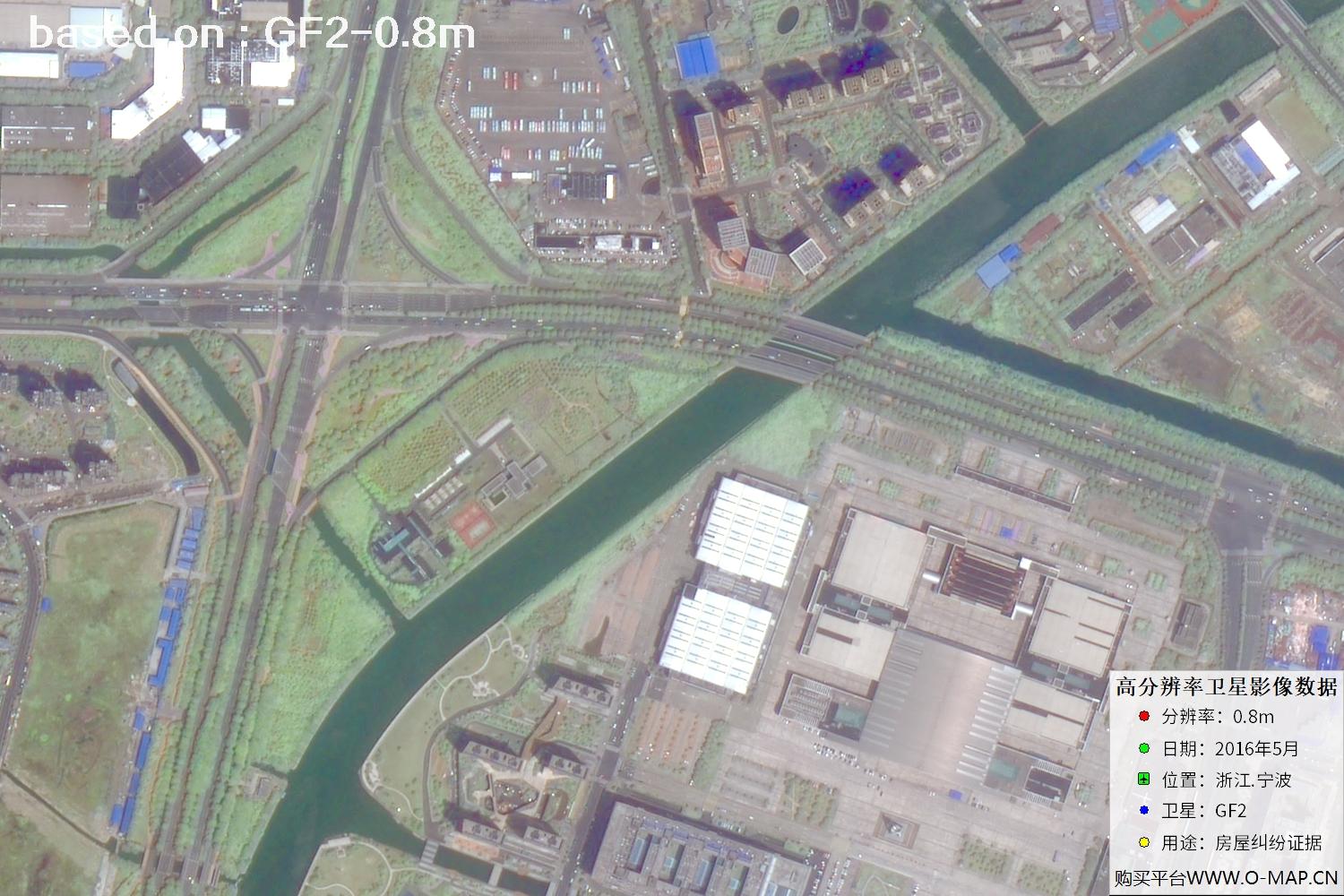 宁波市2016年GF2卫星图像