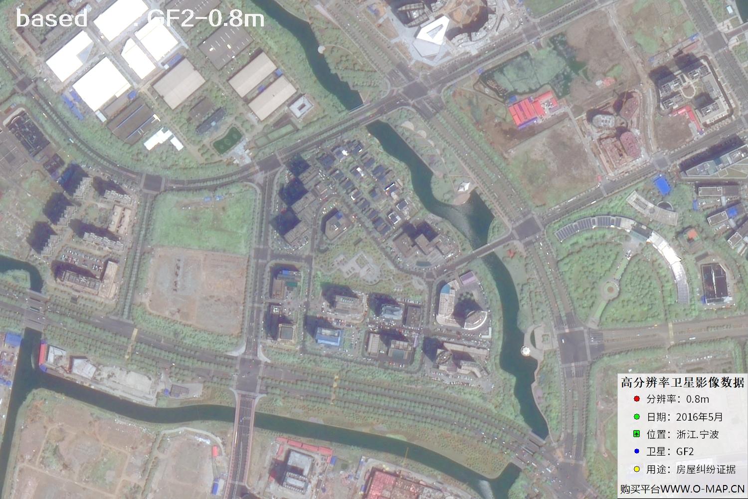 宁波市2016年GF2卫星图像