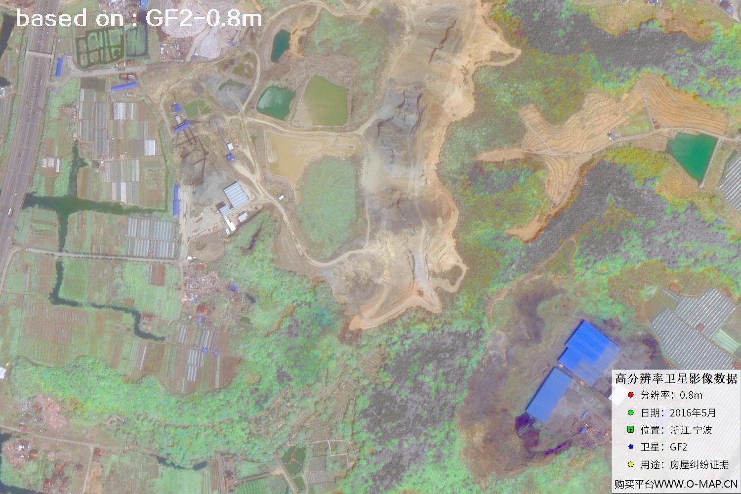 宁波市2016年GF2卫星图像