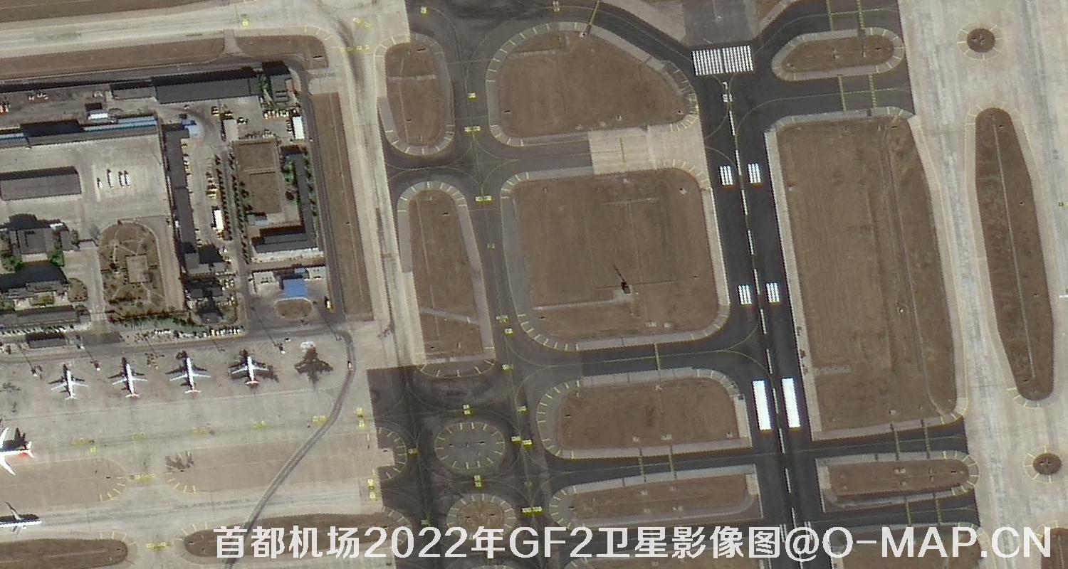 北京市顺义区首都国际机场2022年最新高分二号卫星图