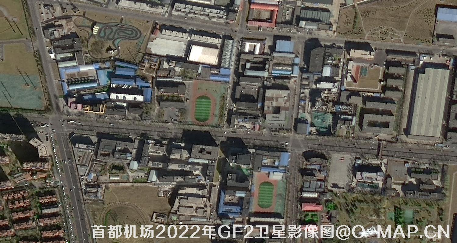 高分二号卫星拍摄的0.8米影像图
