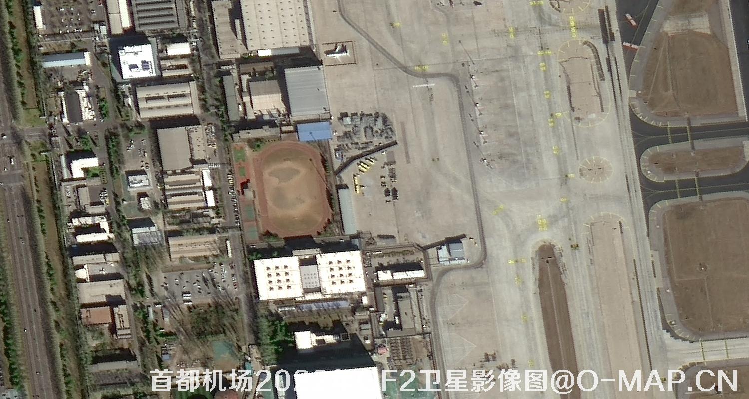 北京市顺义区首都国际机场2022年最新高分二号卫星图