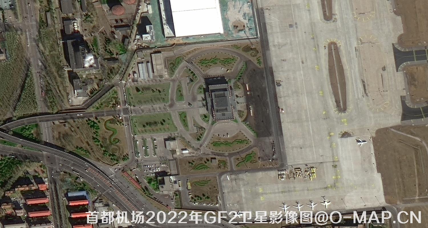 高分二号卫星拍摄的0.8米分辨率影像图片