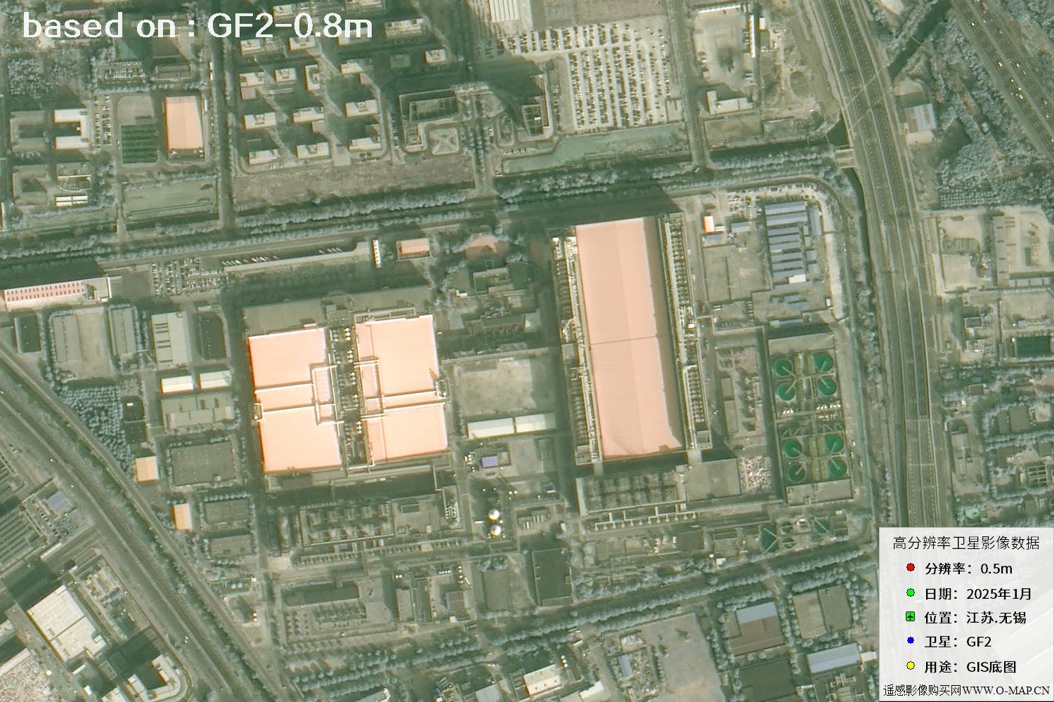 江苏省无锡市2025年1月份GF2卫星图像