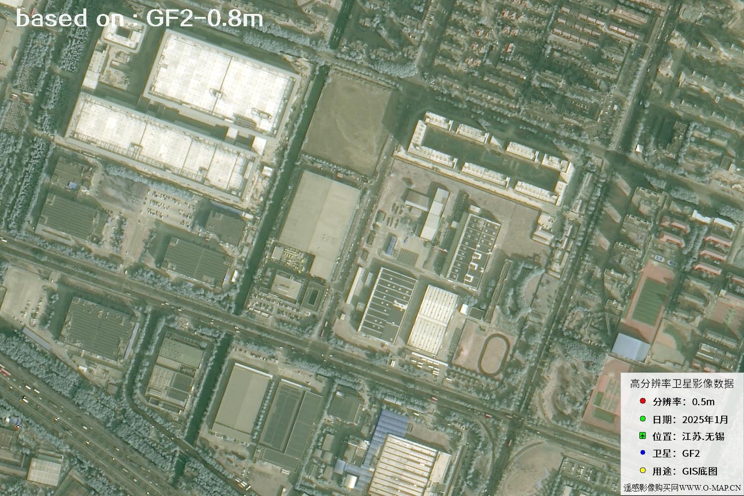 江苏省无锡市2025年1月份GF2卫星图像