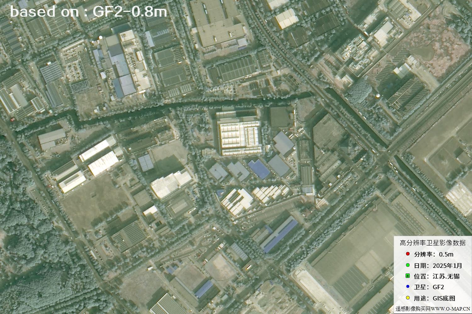 江苏省无锡市2025年1月份GF2卫星图像