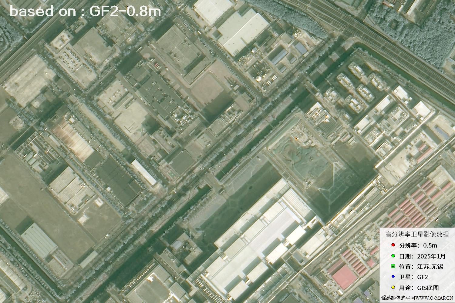 江苏省无锡市2025年1月份GF2卫星图像