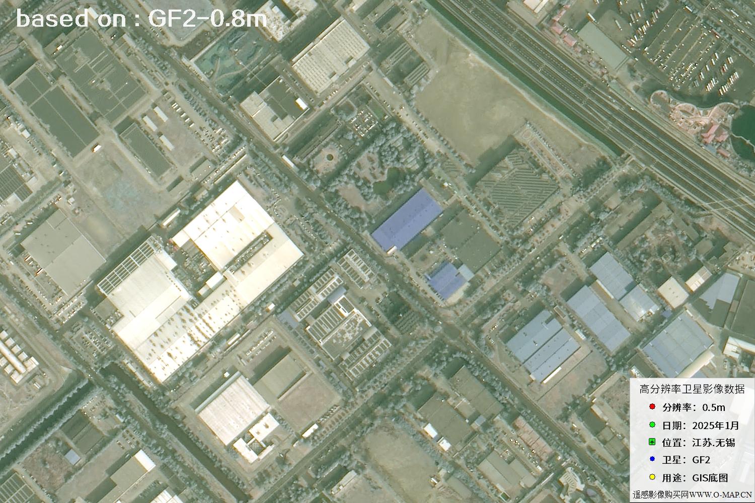 江苏省无锡市2025年1月份GF2卫星图像