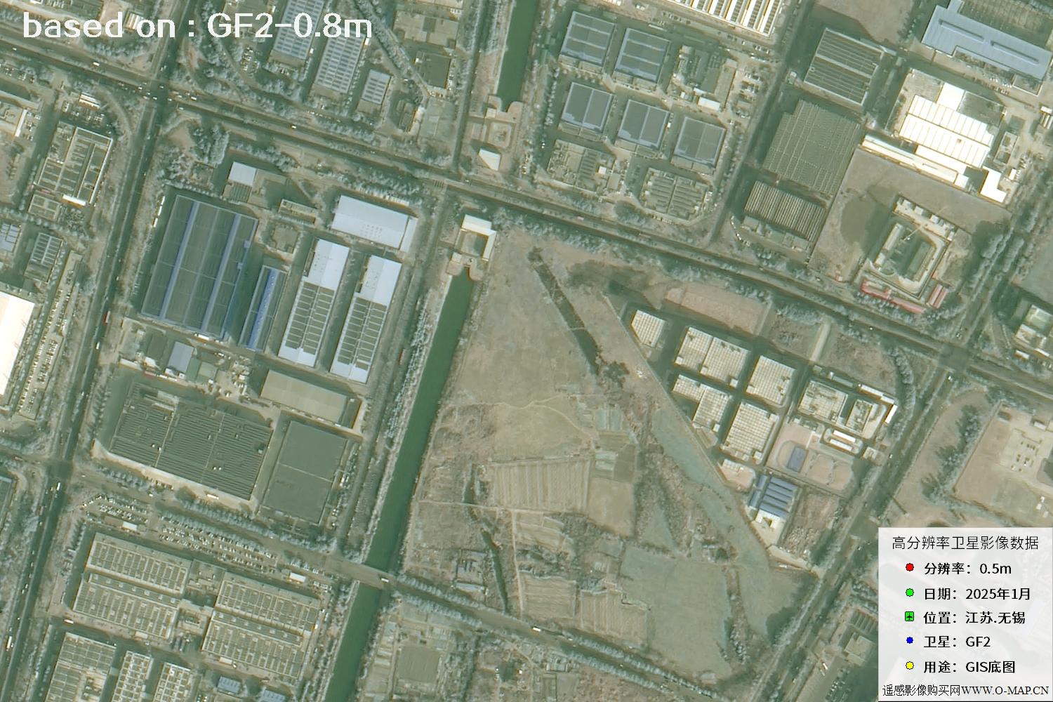 江苏省无锡市2025年1月份GF2卫星图像