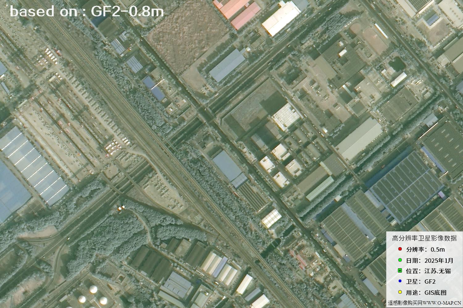 江苏省无锡市2025年1月份GF2卫星图像