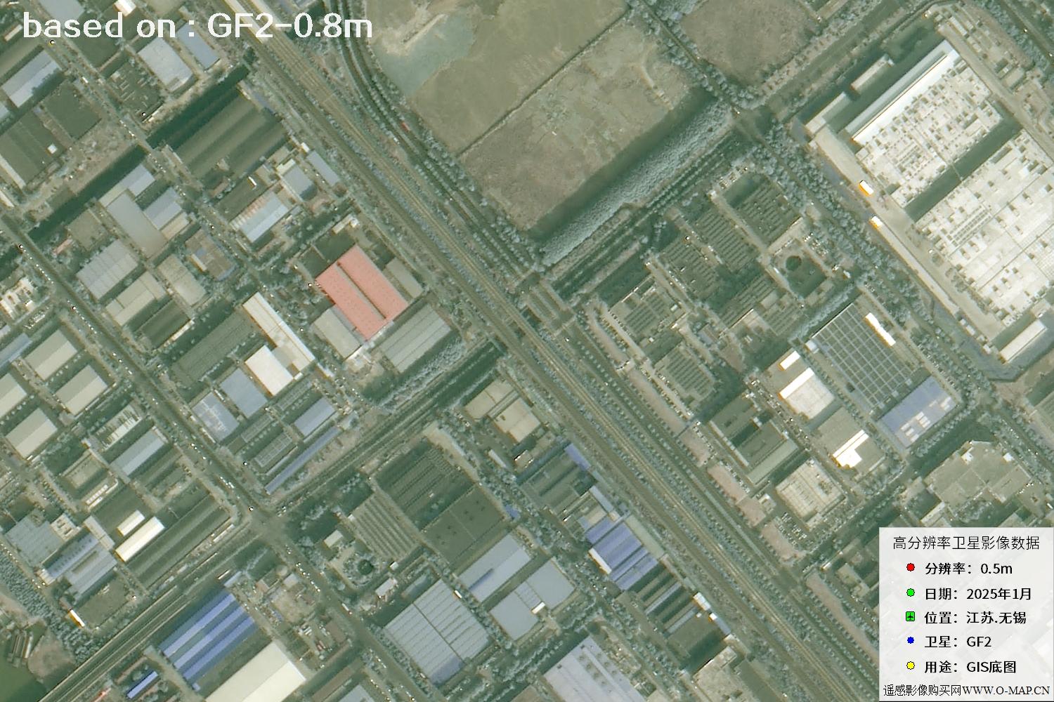江苏省无锡市2025年1月份GF2卫星图像