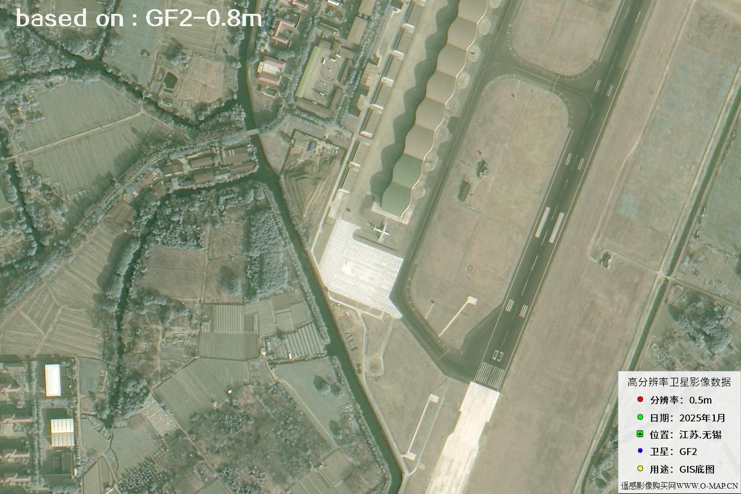 江苏省无锡市2025年1月份GF2卫星图像