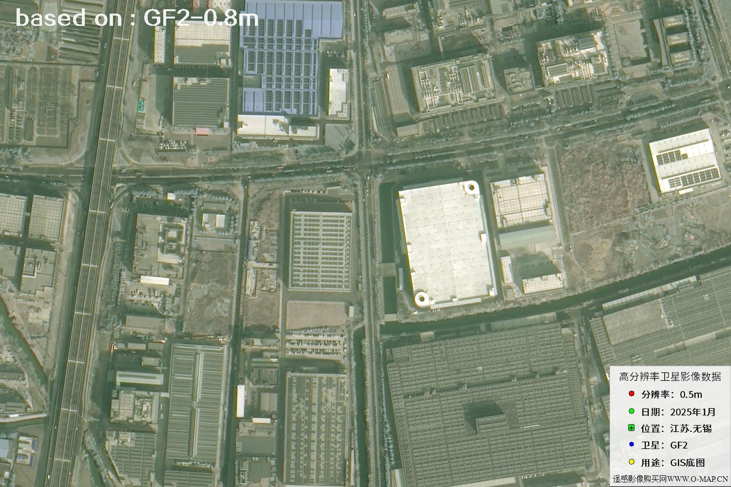 江苏省无锡市2025年1月份GF2卫星图像
