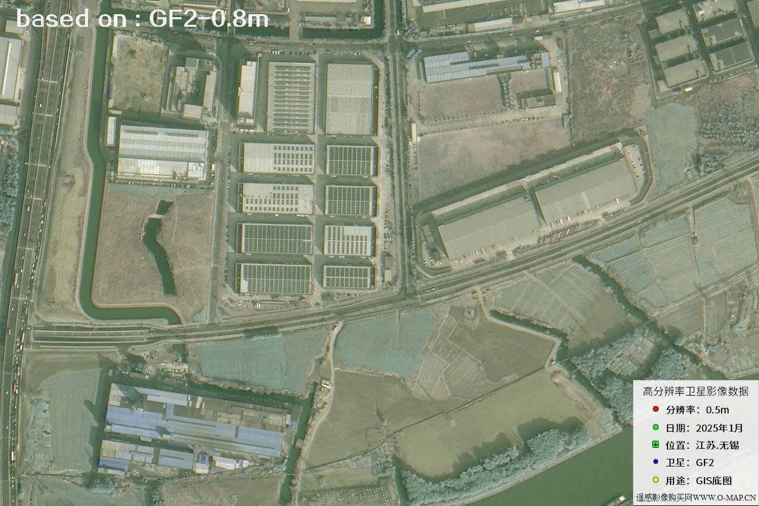 江苏省无锡市2025年1月份GF2卫星图像