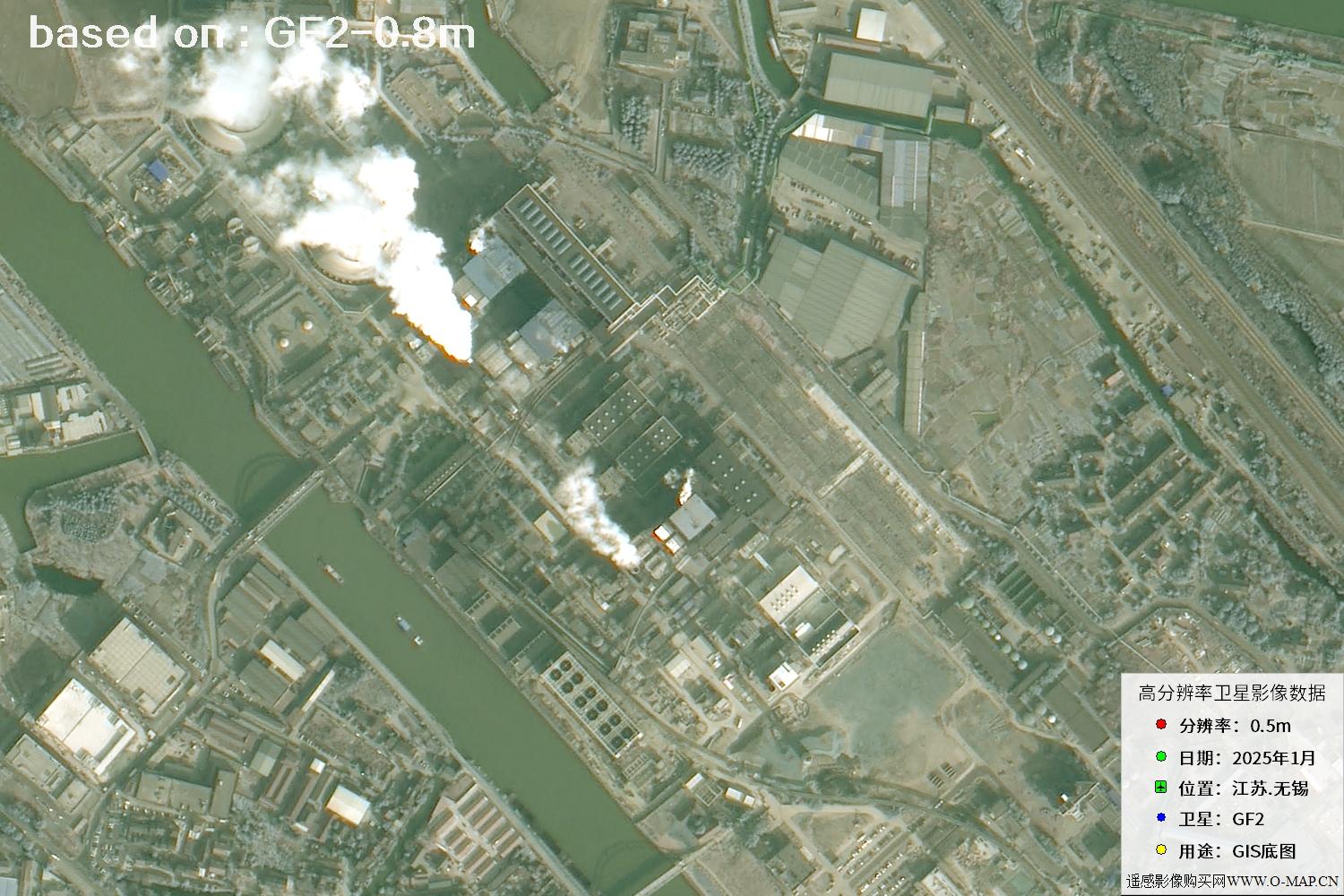江苏省无锡市2025年1月份GF2卫星图像