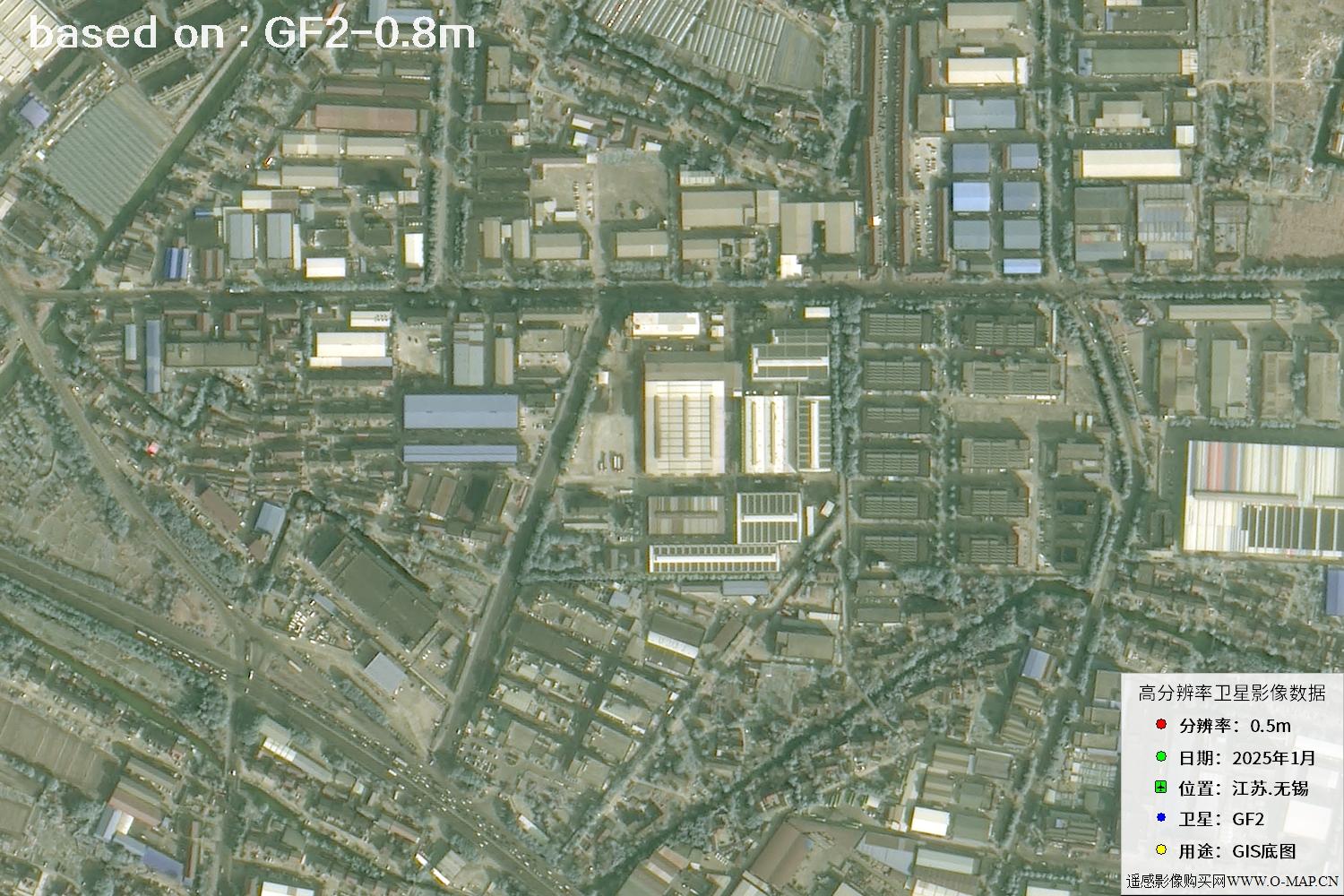 江苏省无锡市2025年1月份GF2卫星图像