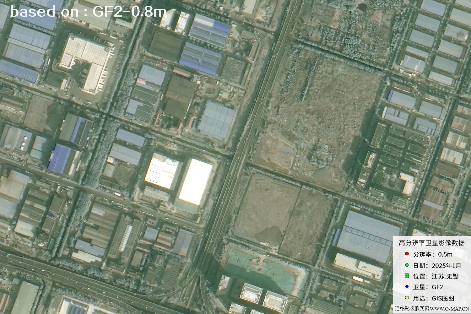 江苏省无锡市2025年1月份GF2卫星图像