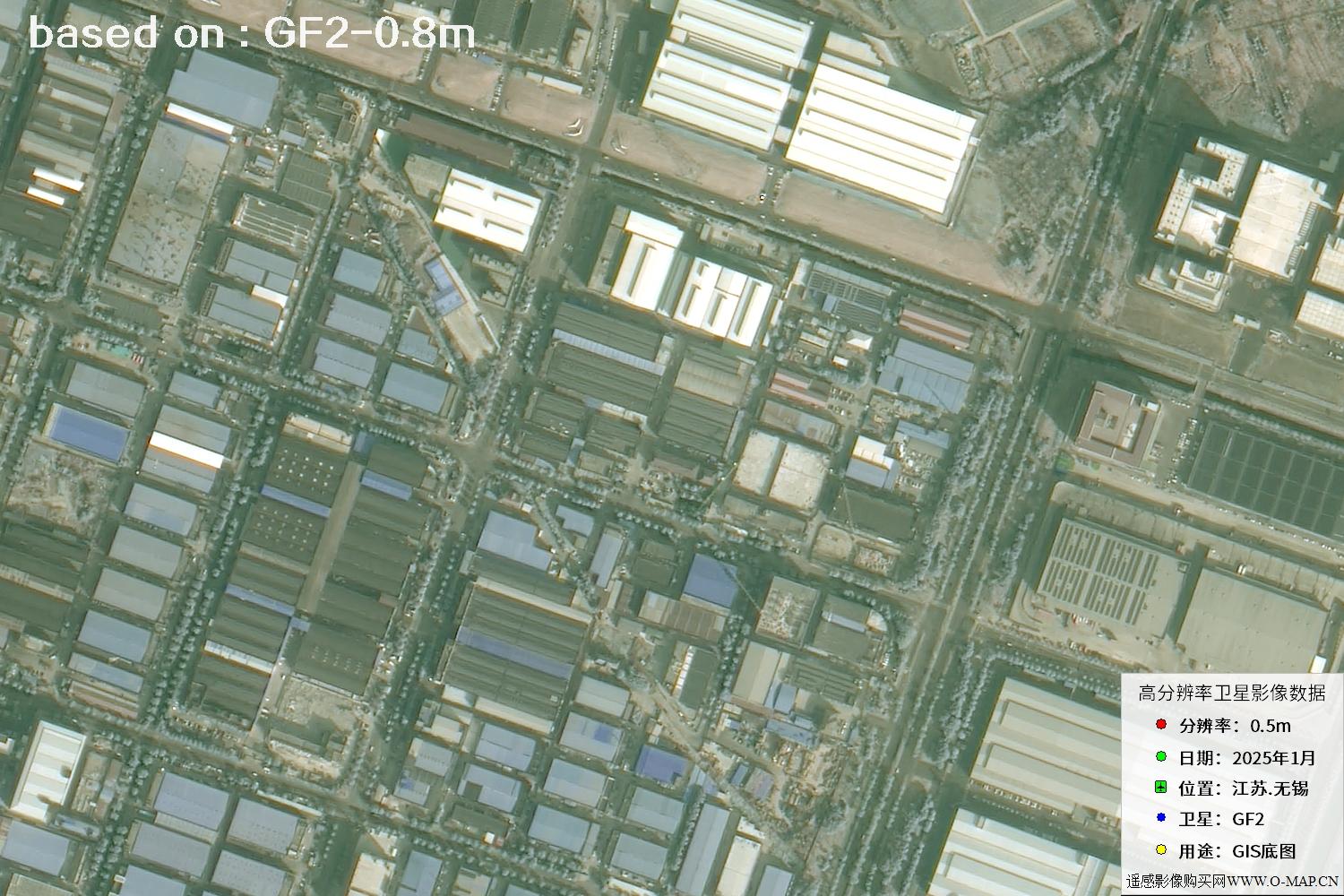 江苏省无锡市2025年1月份GF2卫星图像