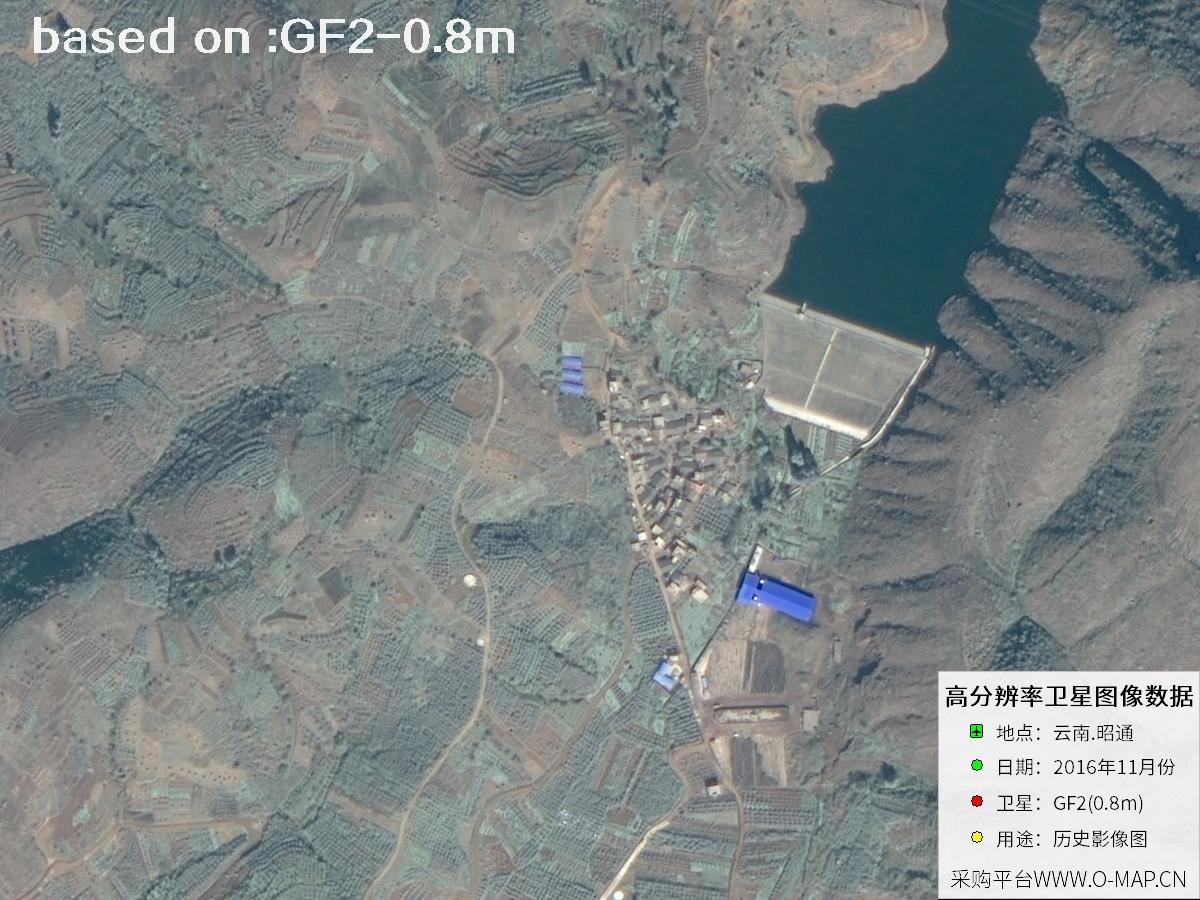 2016 Yunnan Zhaotong GF2 Satellite Image 1