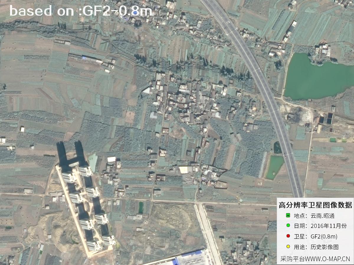 2016 Yunnan Zhaotong GF2 Satellite Image 12