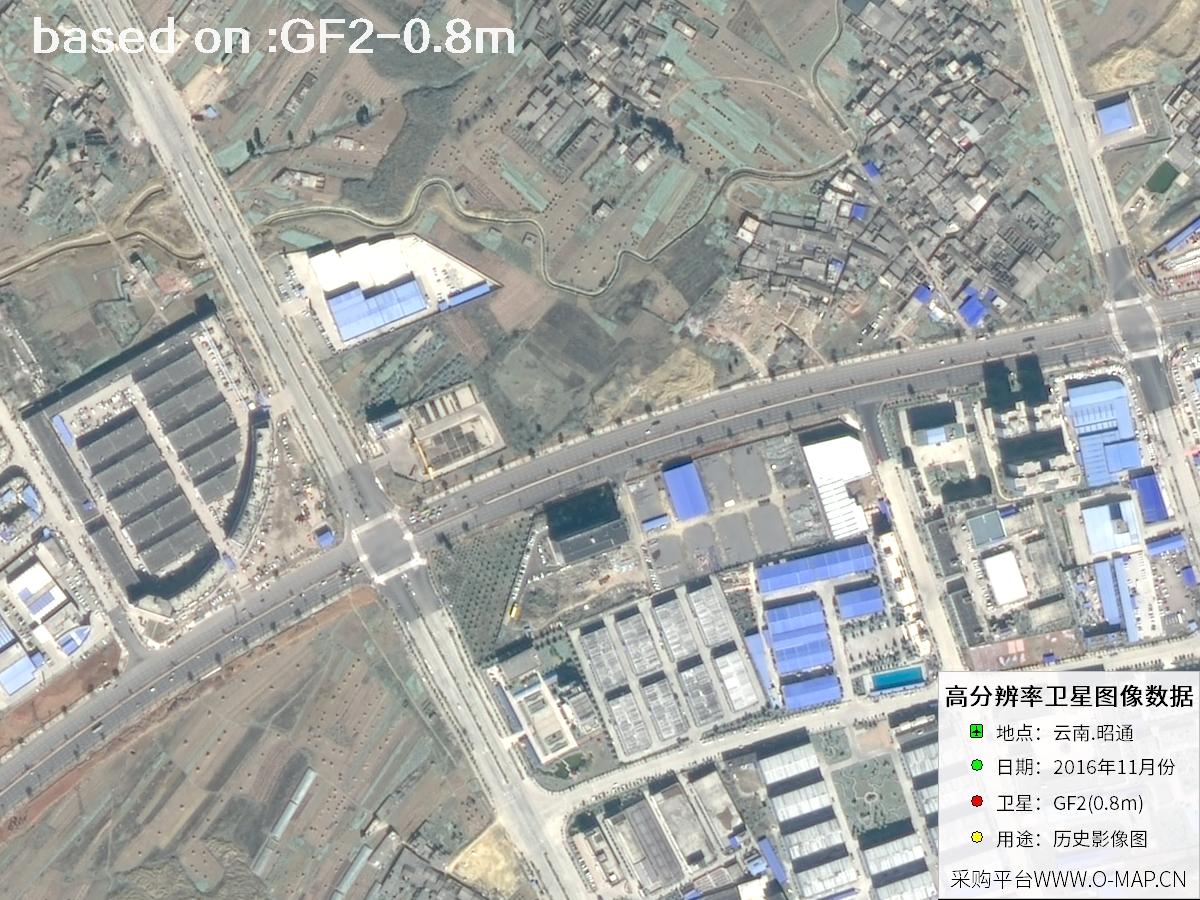2016 Yunnan Zhaotong GF2 Satellite Image 17