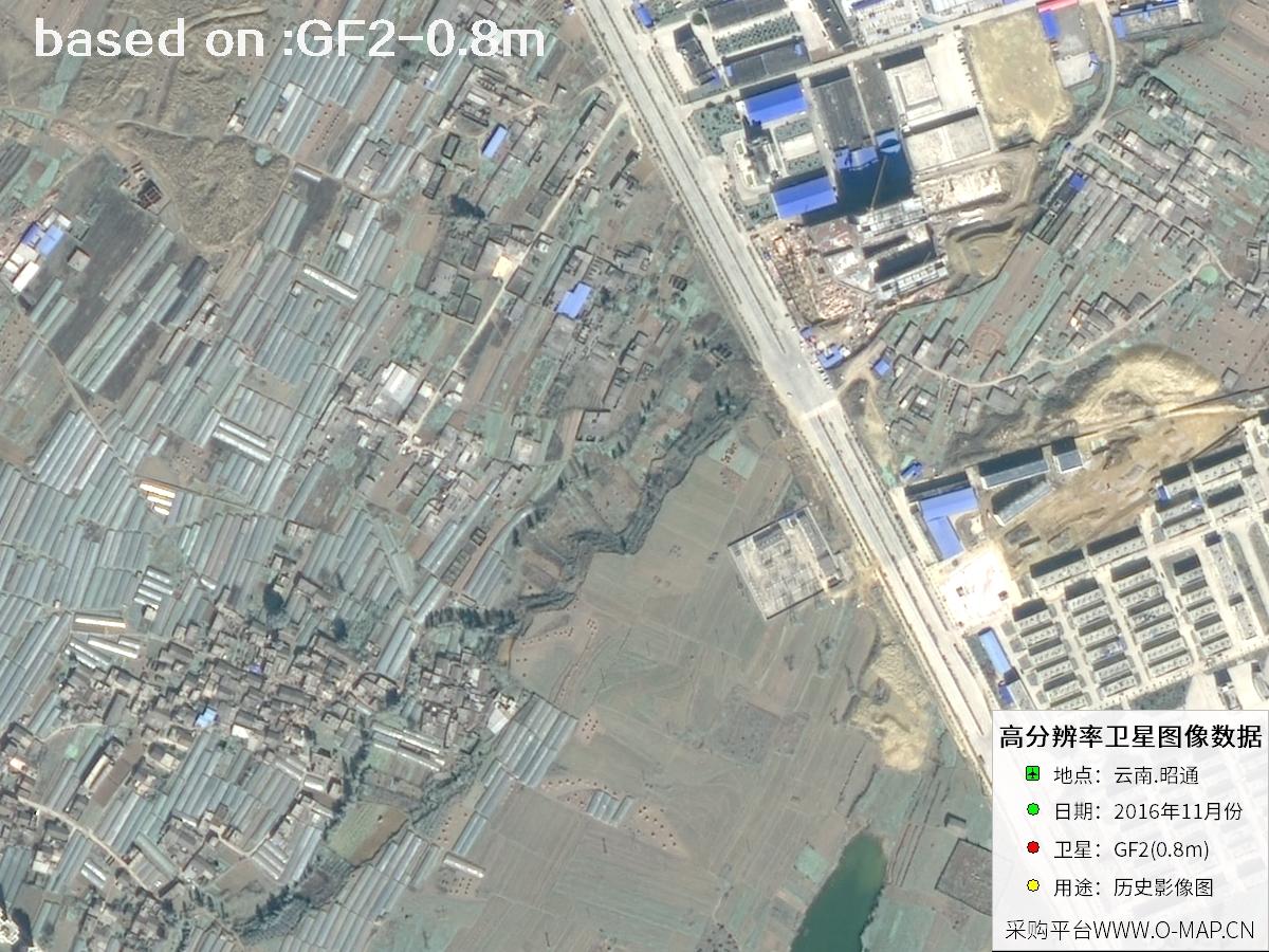 2016 Yunnan Zhaotong GF2 Satellite Image 21