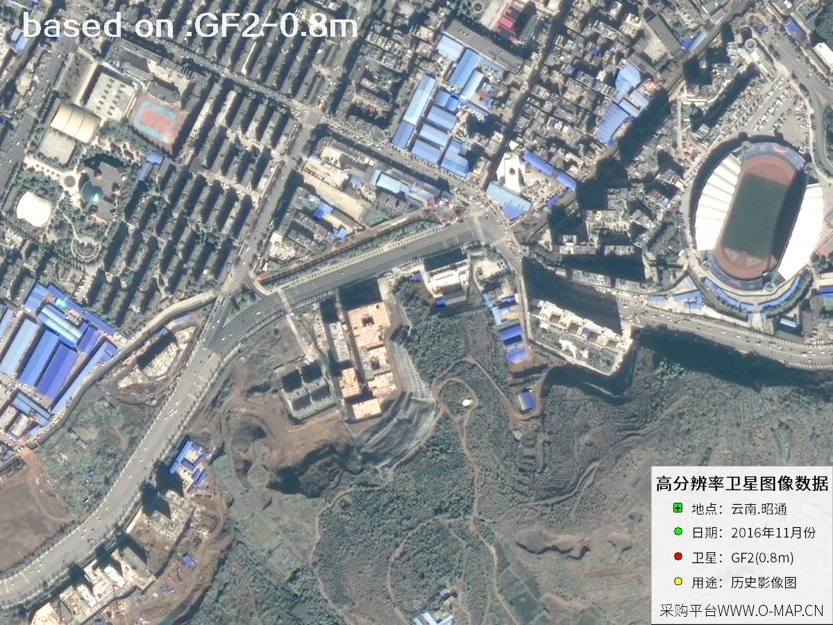 2016 Yunnan Zhaotong GF2 Satellite Image 3