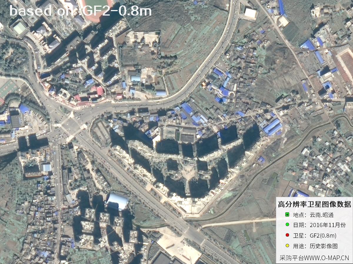 2016 Yunnan Zhaotong GF2 Satellite Image 4