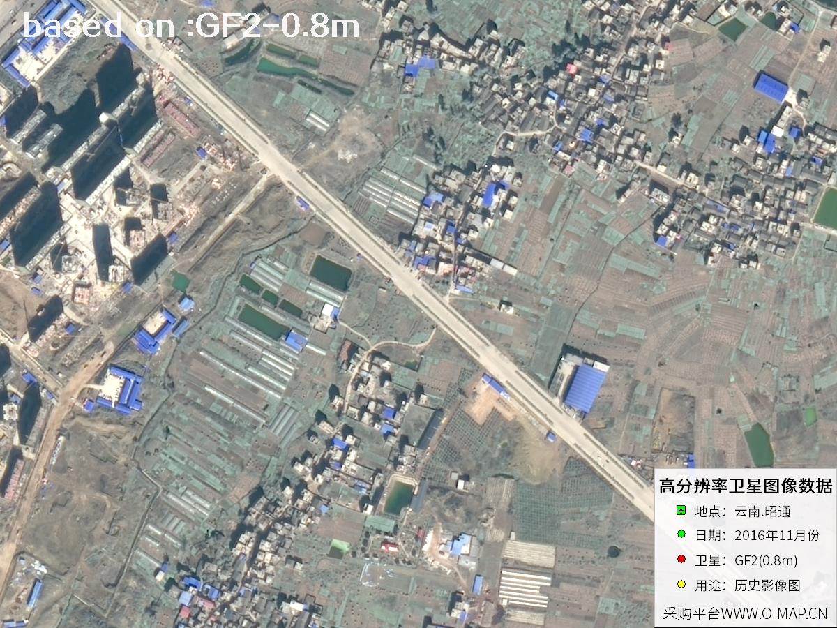 2016 Yunnan Zhaotong GF2 Satellite Image